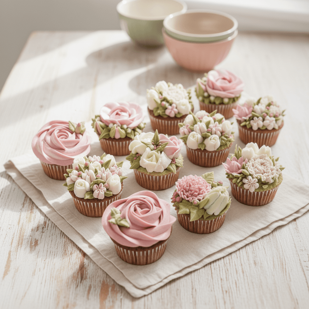 Floral Cupcakes