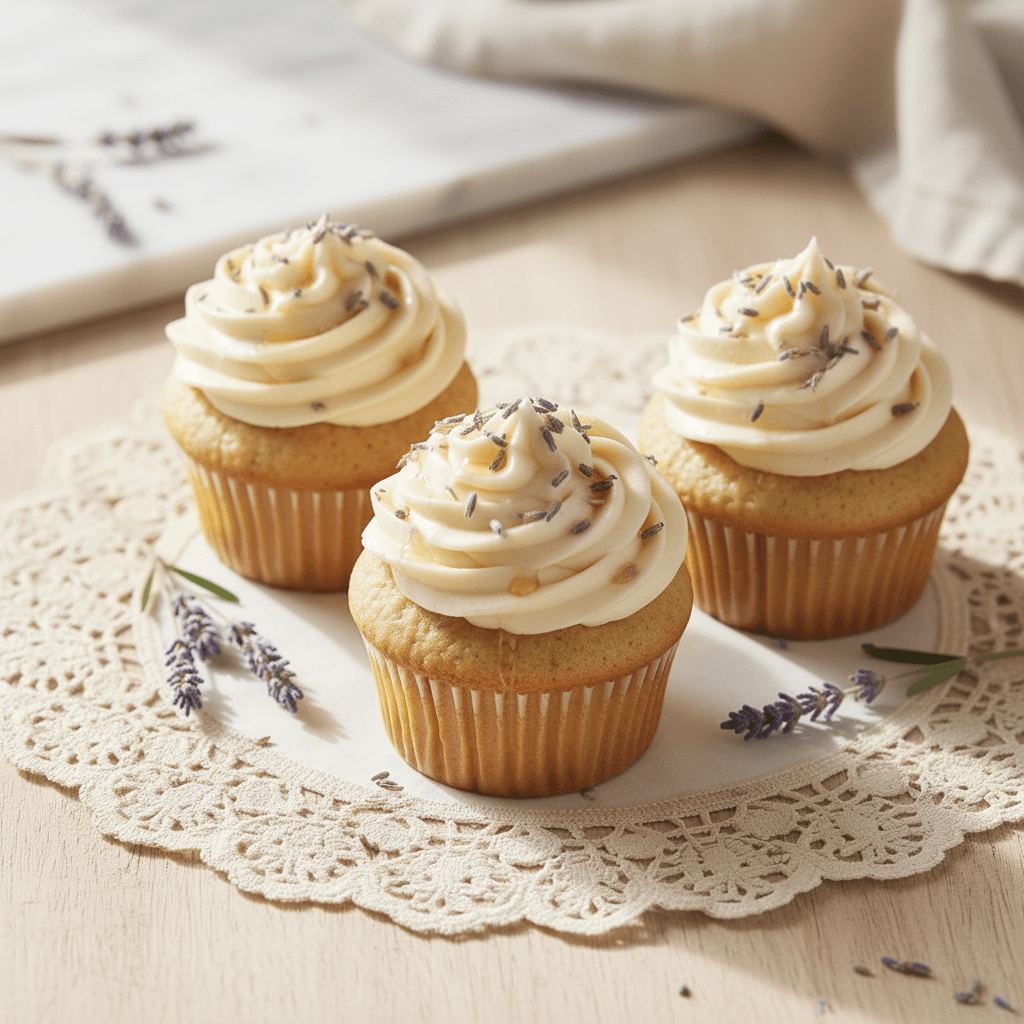 Lavender Honey Cupcakes